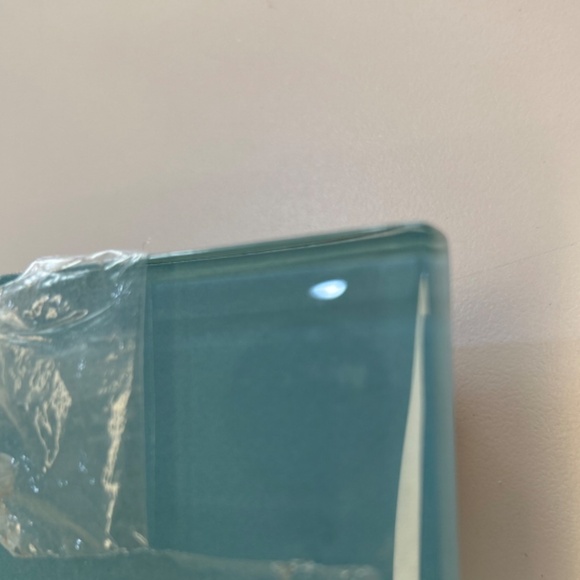 Turquoise/Aqua Color Glass Riser - Picture 2 of 3